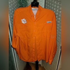 Columbia PFG Clemson long sleeve size small